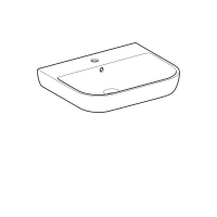 Раковина Geberit Smyle 500.228.01.1, 60 х 48 см, белая - Gidratop.ru изображение