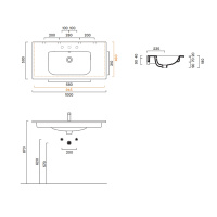 Catalano Italy Раковина 100*50, цвет белый глянцевый - Gidratop.ru изображение