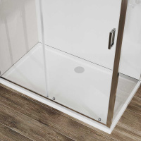 Душевой уголок City VSR-5CT9011CL, 1100*900, хром, стекло прозрачное - Gidratop.ru изображение