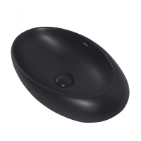 Раковина накладная ABBER Bequem AC2107MB черная матовая - Gidratop.ru изображение