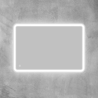 Зеркало с встроенным светильником и сенсорным выключателем SPC-MAR-900-600-LED-TCH, 12W, 220-240V, 900x30x600 - Gidratop.ru изображение