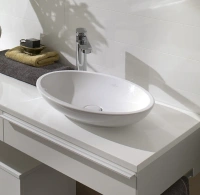 Раковина Villeroy&Boch Loop&Friends, 63 х 43 см, альпийский белый, на столешницу, 51511101/R1 - Gidratop.ru изображение