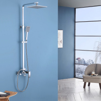 Душевая стойка ABBER Wasserfall AF8616L с изливом, хром - Gidratop.ru изображение