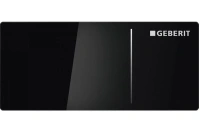 Клавиша Geberit Sigma Type 70 115.635.SJ.1, черное стекло - Gidratop.ru изображение