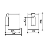 Корзина для мусора Keuco Plan 14977 010000 для мусора, с педалью - Gidratop.ru изображение