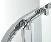 Душевой уголок Alhpa VSQ-3AL900MT, 900*900, хром, стекло текстурное - Gidratop.ru изображение