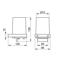 Дозатор Keuco Edition 11 11152379000 для жидкого мыла, цвет черный матовый - Gidratop.ru изображение