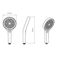 Ручной душ с шлангом VSHN-42HCH, хром - Gidratop.ru изображение