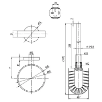 Комплект для туалетного ершика Villeroy&Boch TVA15101600061 - Gidratop.ru изображение