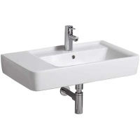 Раковина Geberit Renova Plan, 75 х 48 см, белая, R/L - Gidratop.ru изображение