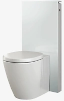 Сантехнический модуль Geberit Monolith Premium 131.004.SI.1 для напольного унитаза, белый - Gidratop.ru изображение