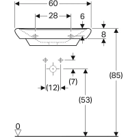 Раковина Geberit myDay 125460600, 60 х 48 см, белая - Gidratop.ru изображение