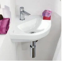 Раковина Villeroy&Boch Subway 2.0, 45,5 х 32 см, подвесная, альпийский белый 731945 - Gidratop.ru изображение