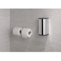 Дозатор дезинфицирующей жидкости Keuco Plan 14956010637, сенсорный, питание от батареек, хром/темно-серый - Gidratop.ru изображение