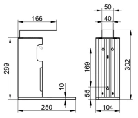 Дозатор жидкого мыла Keuco Plan 34954010100, хром - Gidratop.ru изображение