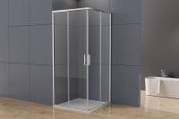 Душевой уголок Rapid-N VSS-3RN1012E10CL, (900-1000)x(1100-1200), хром, стекло прозрачное - Gidratop.ru изображение