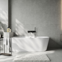 Акриловая ванна ABBER AB9502-1.4 L белая - Gidratop.ru изображение