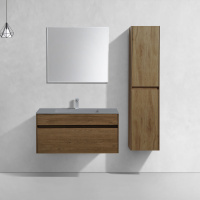 База под раковину Chiara 1000 подвесная, 1 выкатной ящик soft-close, T.Oak - Gidratop.ru изображение