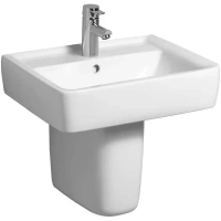 Раковина Geberit Renova 222255000 Plan, 55 х 44 см, белая - Gidratop.ru изображение