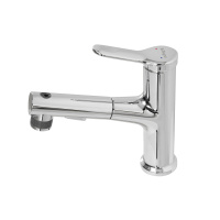 Смеситель с выдвижным изливом, хром BB-LVMD-CRM-W0 - Gidratop.ru изображение