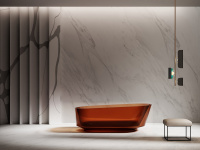 Прозрачная ванна ABBER Kristall AT9706Opal коричневая - Gidratop.ru изображение