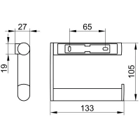 Держатель туалетной бумаги Keuco Plan 14962010001, цвет хром - Gidratop.ru изображение