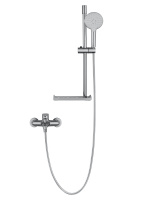 Смеситель для ванны с душевым гарнитуром WONZON & WOGHAND ALFA, Хром (WW-AE3201-CR) - Gidratop.ru изображение