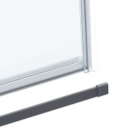 Душевая дверь Como Soft VDS-1CS120CLGM, 1200, вороненая сталь, стекло прозрачное - Gidratop.ru изображение