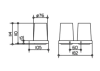 Стакан для щеток Keuco Edition 11 11151 019000 - Gidratop.ru изображение