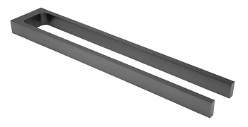 Полотенцедержатель двойной Keuco Edition 11 11118130000, 45 см, черный матовый