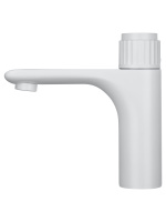 Смеситель для раковины WONZON & WOGHAND CLICK, Белый матовый (WW-A40412-MW) - Gidratop.ru изображение