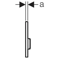 Клавиша Geberit Sigma Type 50 116.016.GH.5, полированный хром - Gidratop.ru изображение