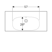 Раковина Geberit Acanto 500.634.01.2, 90 х 42,2 см, белая - Gidratop.ru изображение