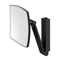 Косметическое зеркало Keuco iLook_move 17613139004, с подсветкой, хром черный шлифованный - Gidratop.ru изображение