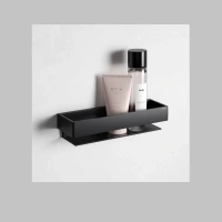 Полка для душа Keuco Edition 11 11158370000, черный матовый - Gidratop.ru изображение