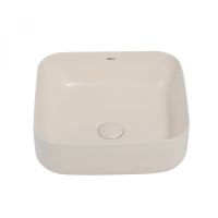 Раковина накладная ABBER Rechteck AC2211MBE светло-бежевая матовая - Gidratop.ru изображение