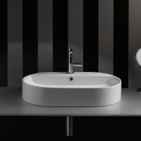 Раковина 65х40 см, 1 отв., цвет: белый - Gidratop.ru изображение