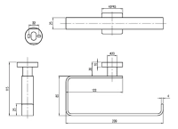 Держатель для полотенец кольцо Villeroy&Boch TVA15200500061, 20.9 см, хром - Gidratop.ru изображение