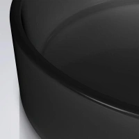 Раковина Keuco Stageline 32880570400, 40 x 40 см, керамика, цвет черный - Gidratop.ru изображение