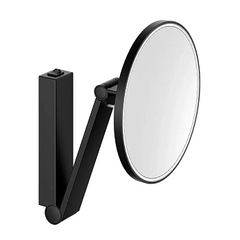 Зеркало косметическое Keuco iLook_move 17612139004, с подсветкой, хром черный шлифованный