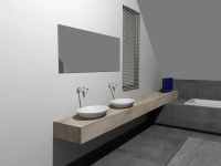 Раковина Villeroy&Boch Loop&Friends 515110R1, 63 х 43 см, встраиваемая сверху, альпийский белый - Gidratop.ru изображение