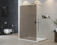 душевая перегородка CEZARES LIBERTA-L-2-120-BR-Cr - Gidratop.ru изображение