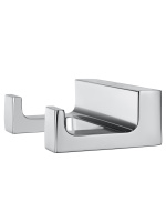 Двойной крючок для ванной WONZON & WOGHAND ECLIPSE, Хром (WW-9125) - Gidratop.ru изображение