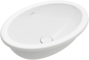 Раковина Villeroy&Boch Loop & Friends 50.5 х 36.5 см, встраиваемая сверху, альпийский белый, 4A610001
