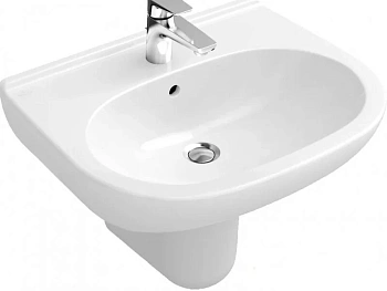 Раковина Villeroy&Boch O.novo, 60 х 49 см, подвесная, альпийский белый, 51606001