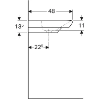 Раковина Geberit myDay 125400600, 100 х 48 см, белая - Gidratop.ru изображение