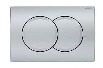 Клавиша смыва Geberit Delta 115.107.46.1 01, матовый хром