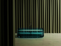 Прозрачная ванна ABBER Kristall AT9708Aquamarin бирюзовая - Gidratop.ru изображение