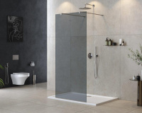 душевая перегородка CEZARES LIBERTA-L-2-90-120-GR-Cr - Gidratop.ru изображение