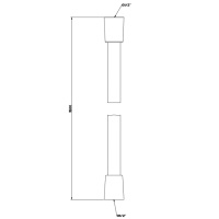 Gessi Ingranaggio шланг Darkflex, длина 1,50 м, цвет: хром - Gidratop.ru изображение